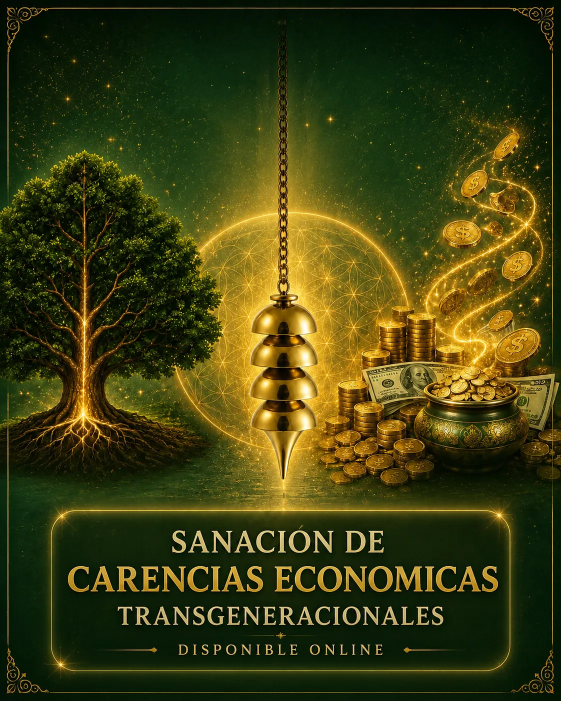 SANACION DE CARENCIAS ECONOMICAS TRASNGENERACIONALES CON PENDULO OSIRIS