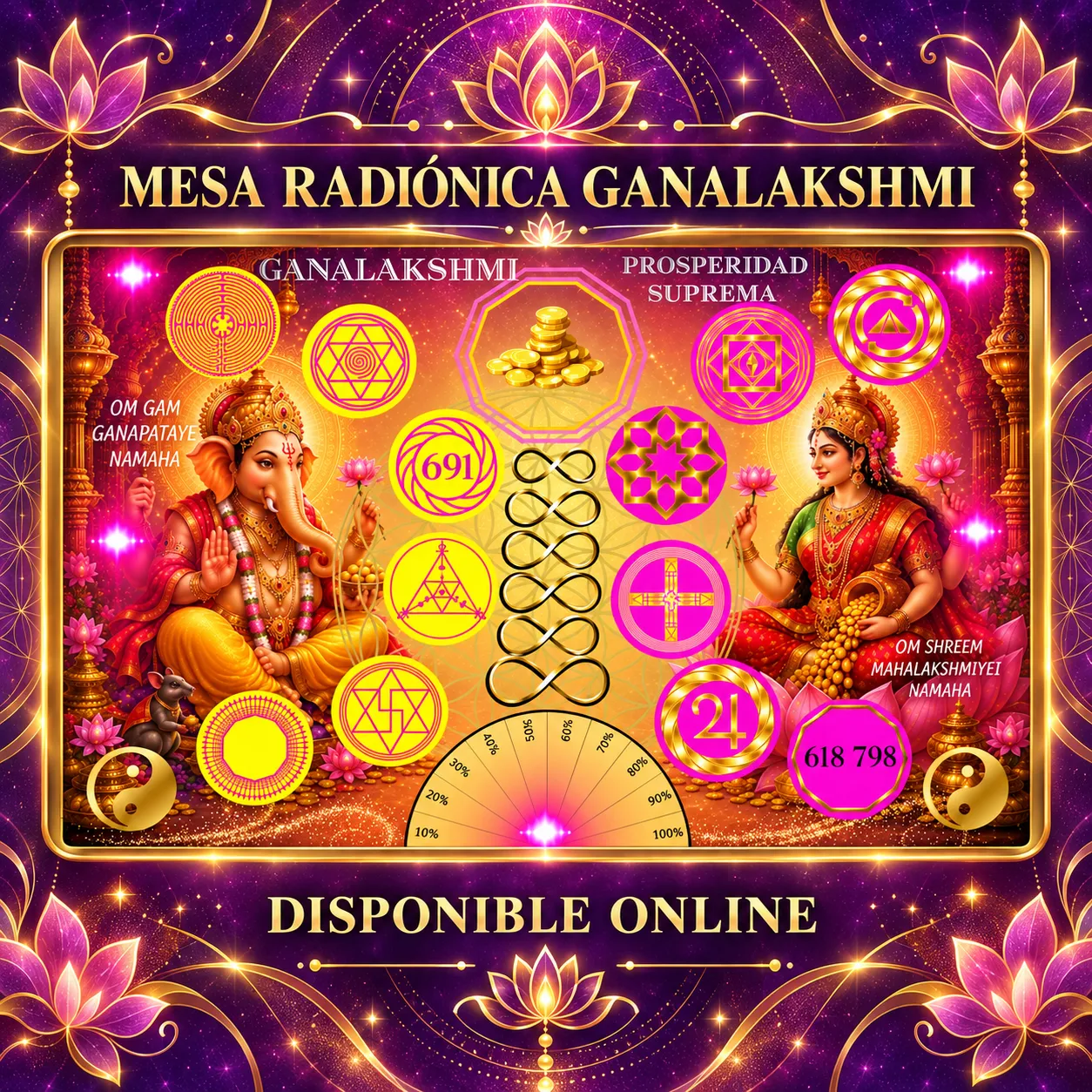 MESA RADIÓNICA GANALAKSHMI - PROSPERIDAD SUPREMA